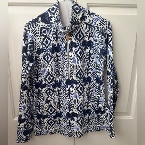 Lily Pulitzer light weight quarter zip jacket